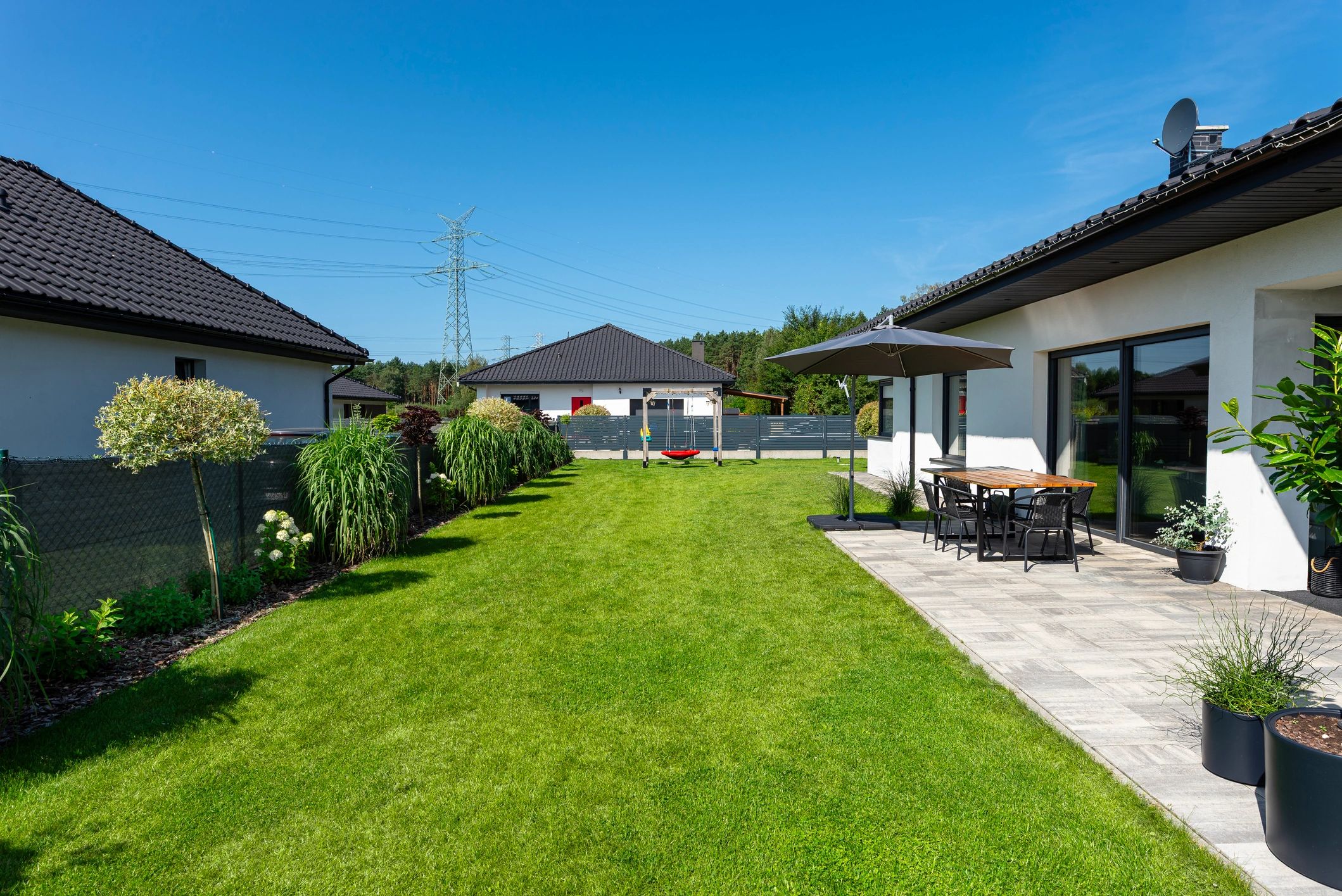 Well-maintained residential property exterior
